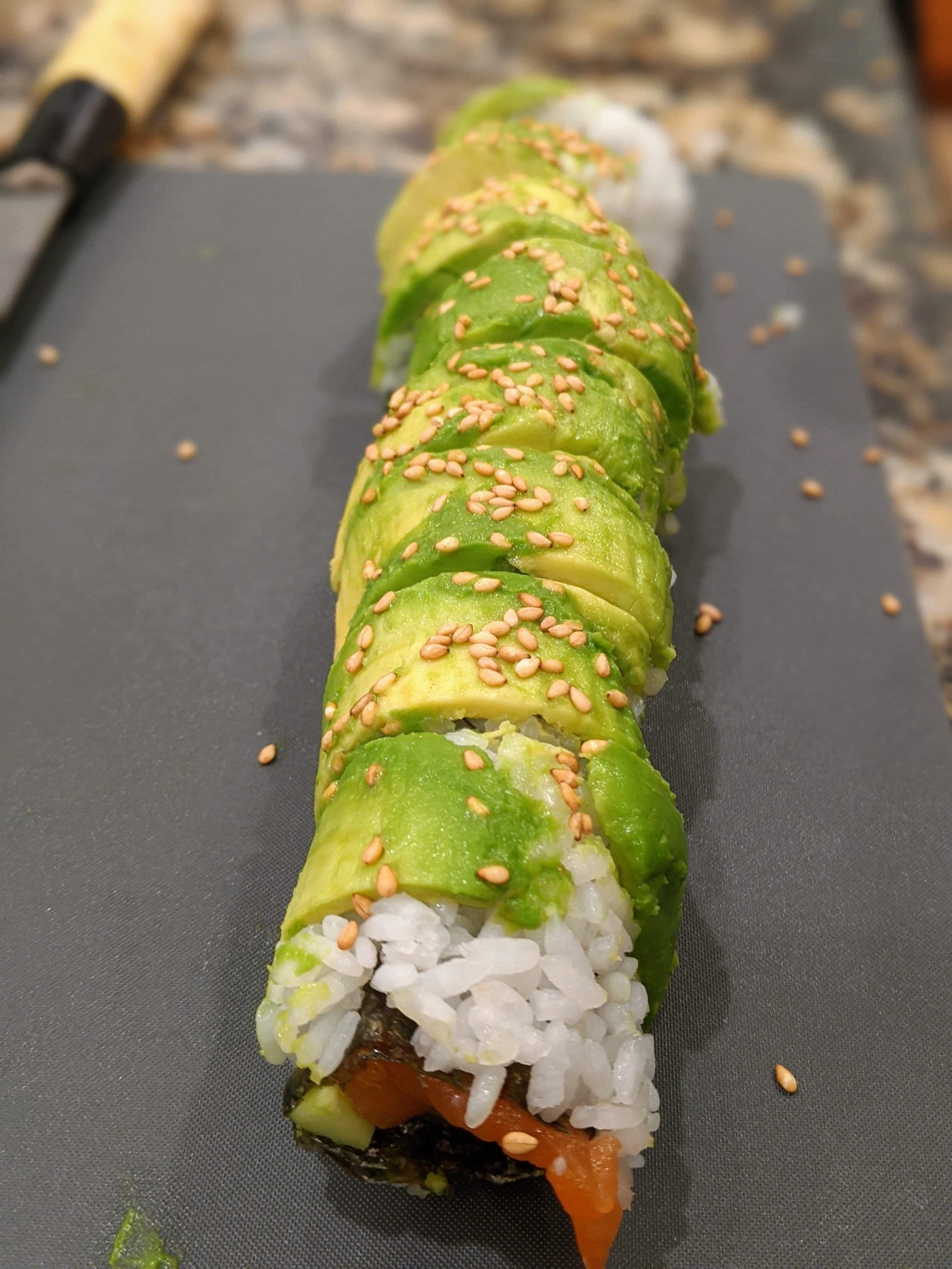 Group photo after a fun sushi night